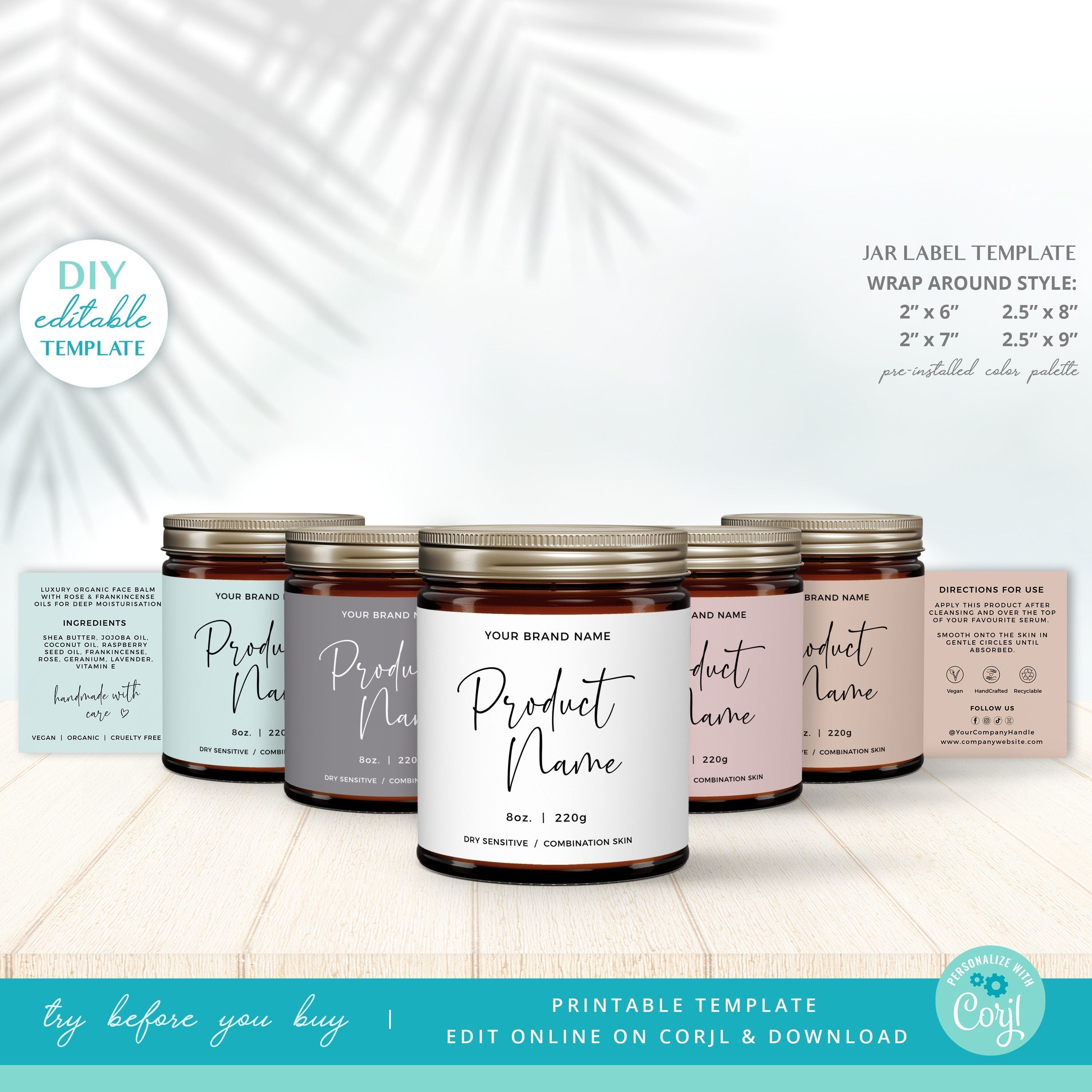 Jar - FREE Printable Template