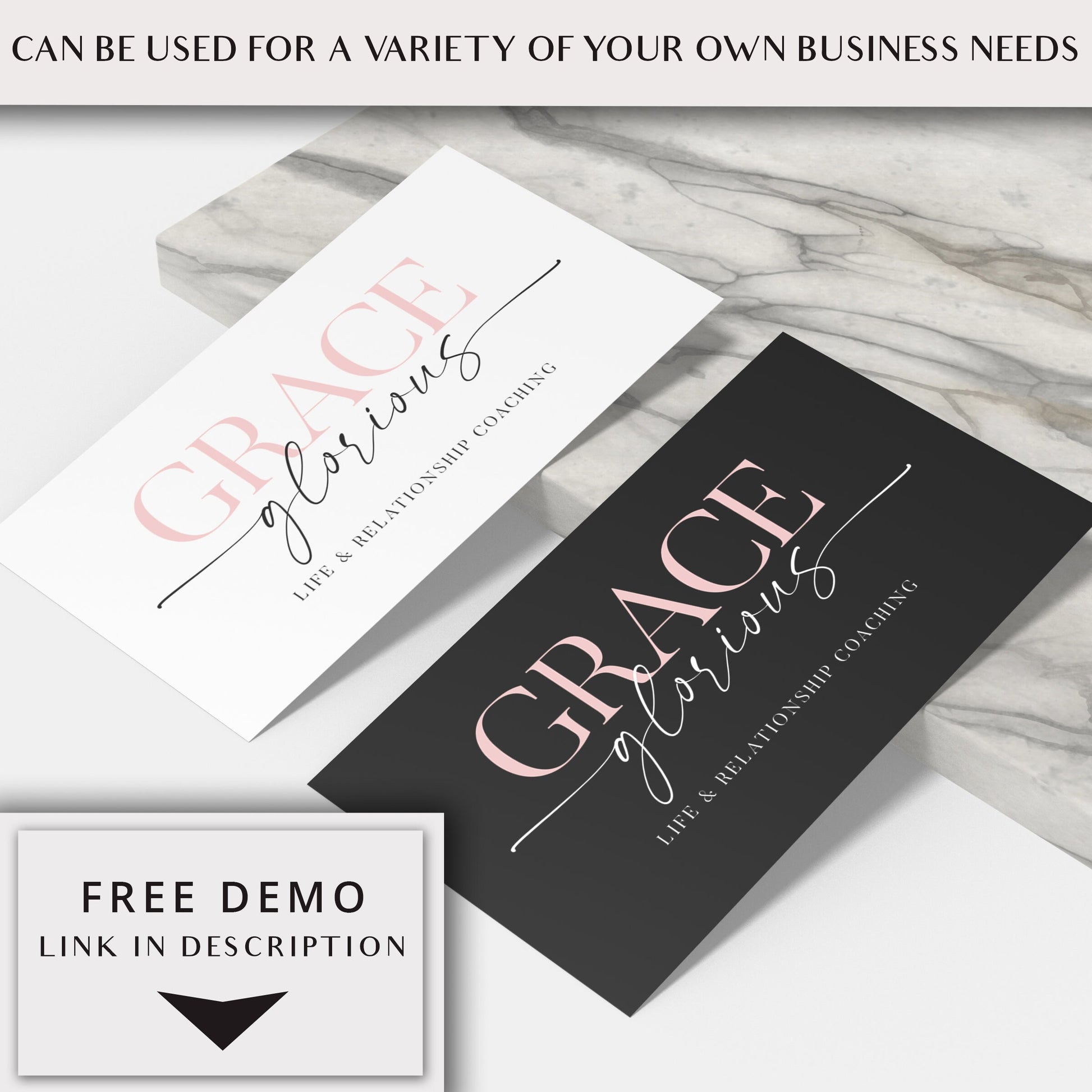 DIY Edit Yourself Signature Boutique Logo Template, Hair Logo, Lash Logo Photography Beauty Salon Business Text Logo Watermark Logo PR0612