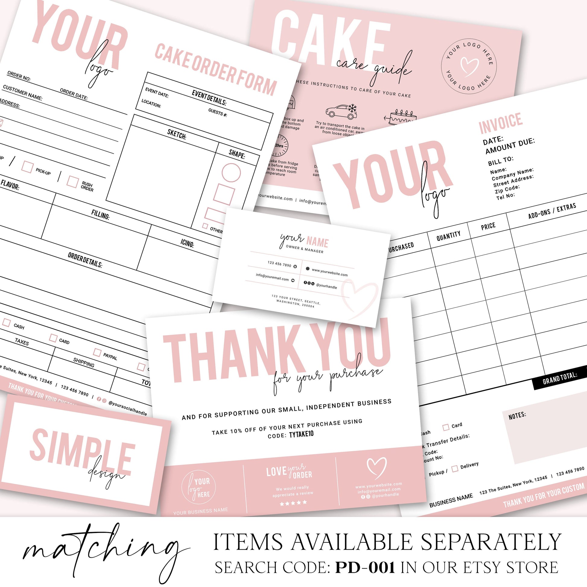 Jewelry Care Editable Template, DIY Minimalist Jewellery Care Guide Card, Simple Customizable Printable Jewelry Instructions Insert PD-001