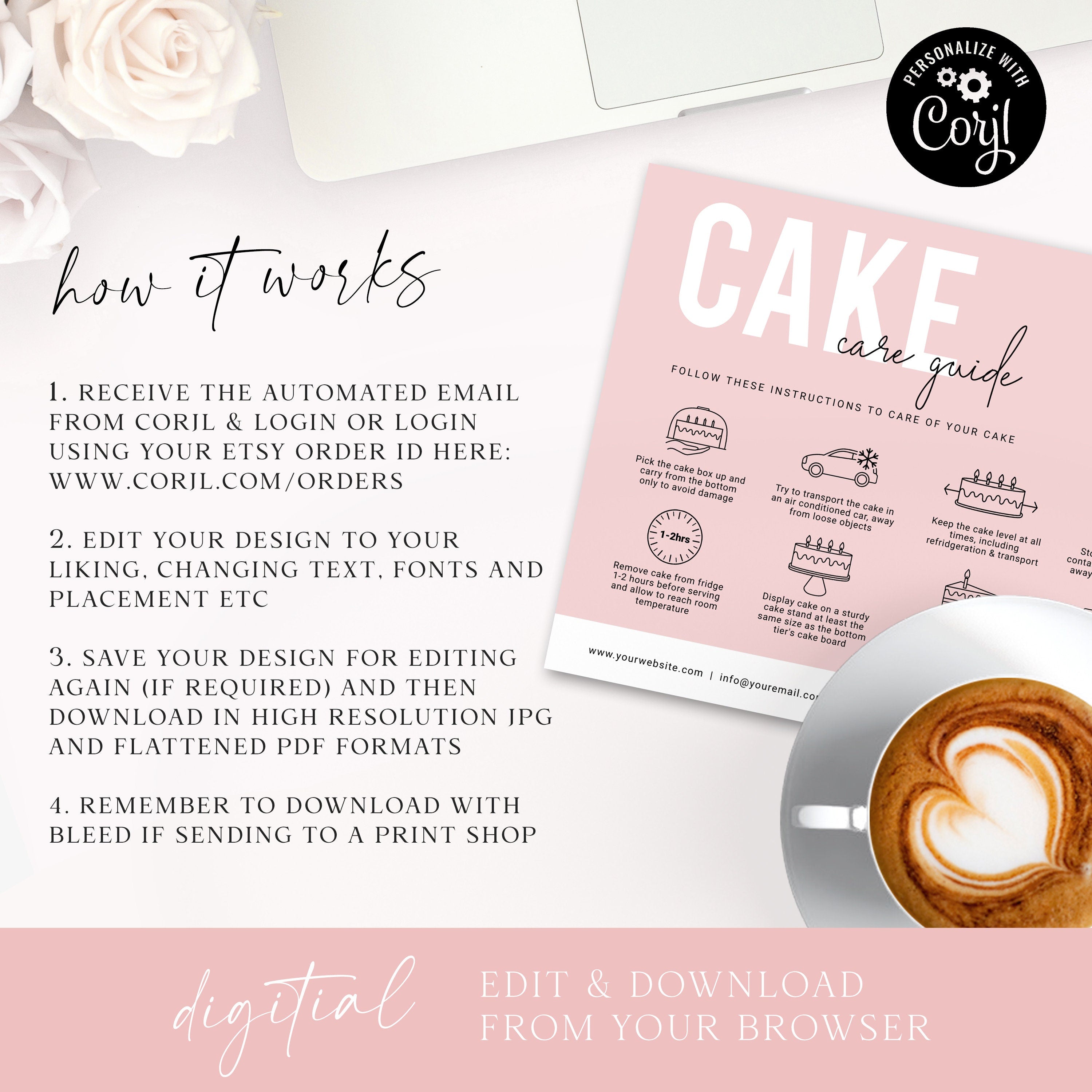 Design a Wedding Cake - Interactive Cake Maker - Twinkl