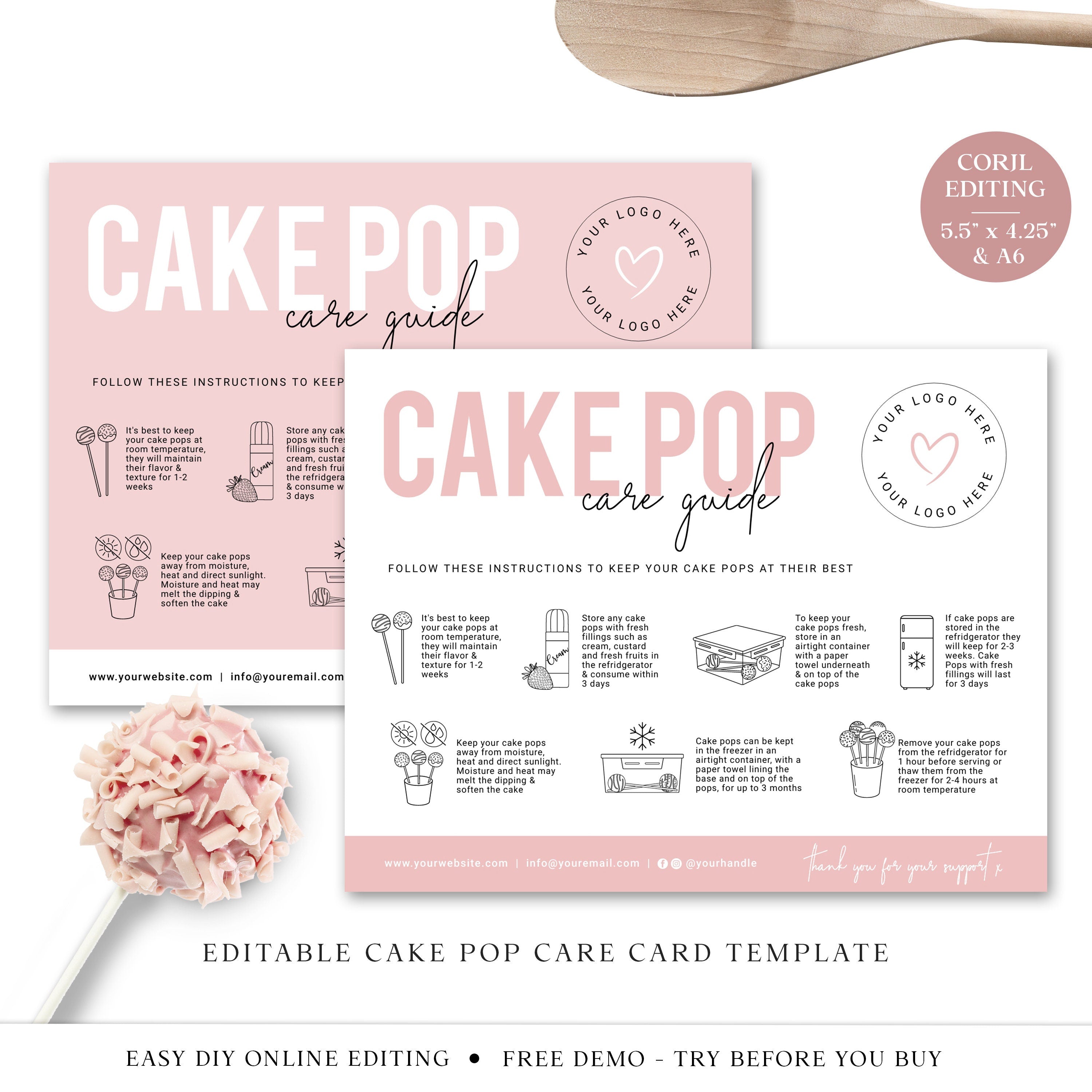 Free Printable Card & Invitation Template - Wedding Cake